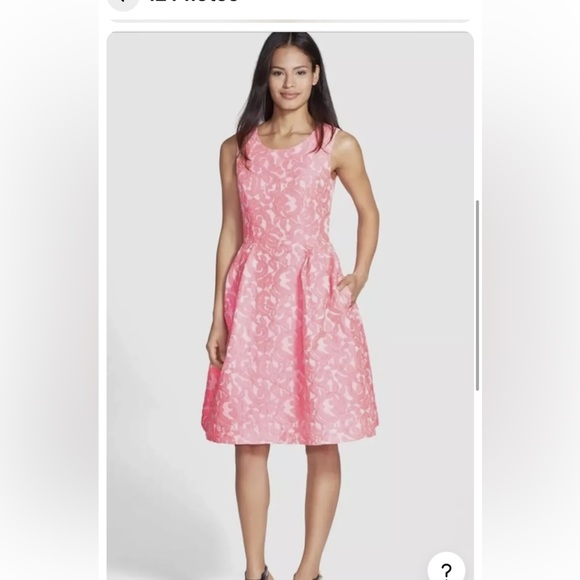 Pink tartan dress - Picture 4 of 10